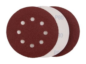 LE papír brusný výsek SZ P 80/125 8 otvorů (3ks)