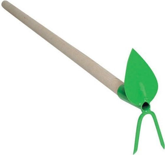 BE motyka/okopávačka srdíčko s&nbsp;2 hroty s&nbsp;násadou 100cm - Zahrady, pletiva nářadí a&nbsp;zahradní potřeby