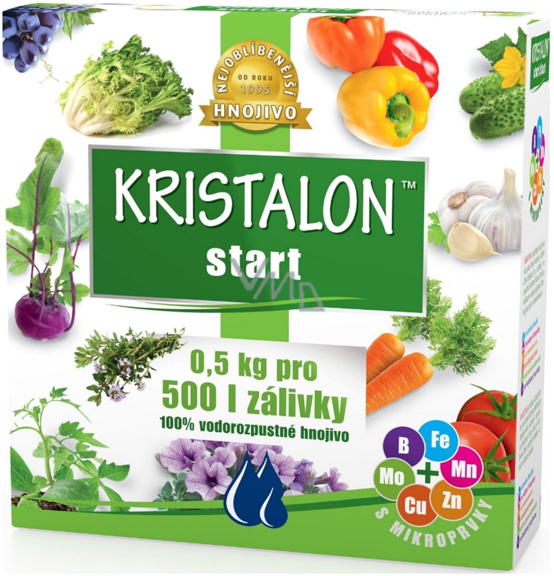 AGRO vodorozpustné hnojivo KRISTALON Start 0,5kg - Zahrady, pletiva substráty a&nbsp;hnojiva