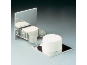 BE zarážka dveří odklápěcí s&nbsp;fixací pohybu - bílá