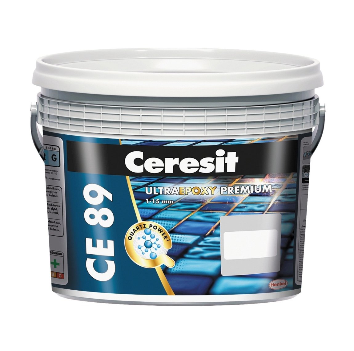 CERESIT CE89 UltraPox Color epoxid.spár.hmota 2,5kg 809 concrete gray - Suché směsi a stavební chemie spárovací hmoty