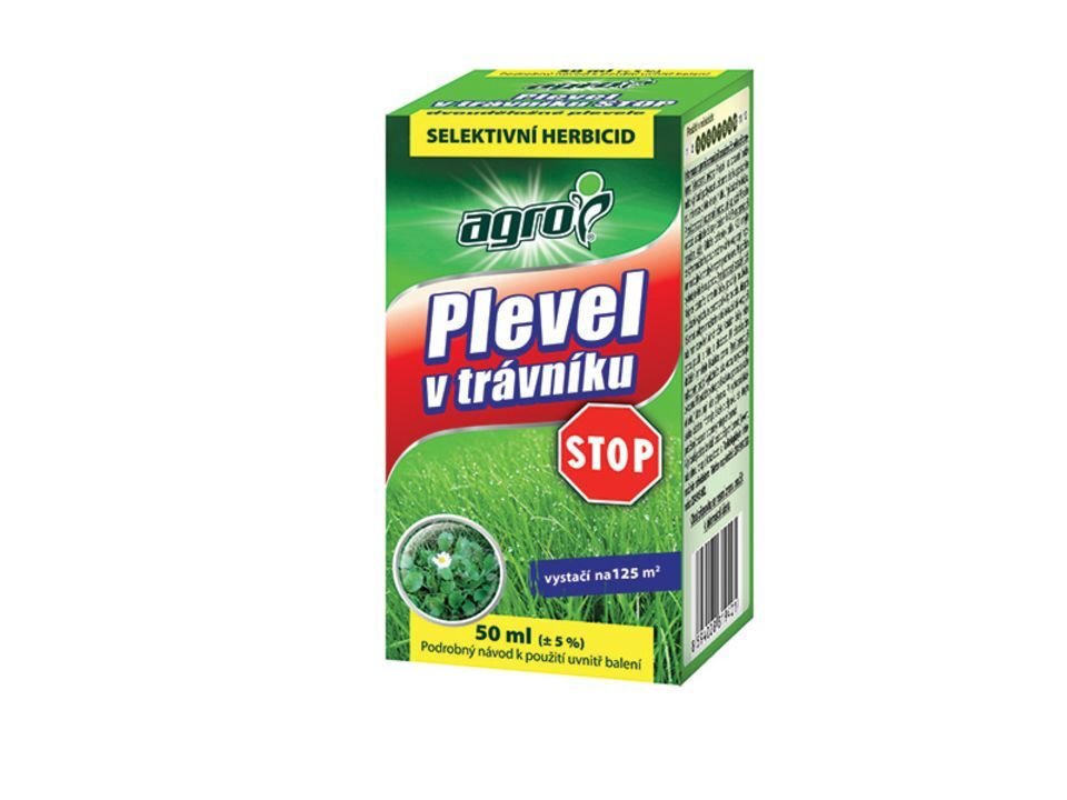 AGRO herbicid Plevel v trávníku STOP  50ml