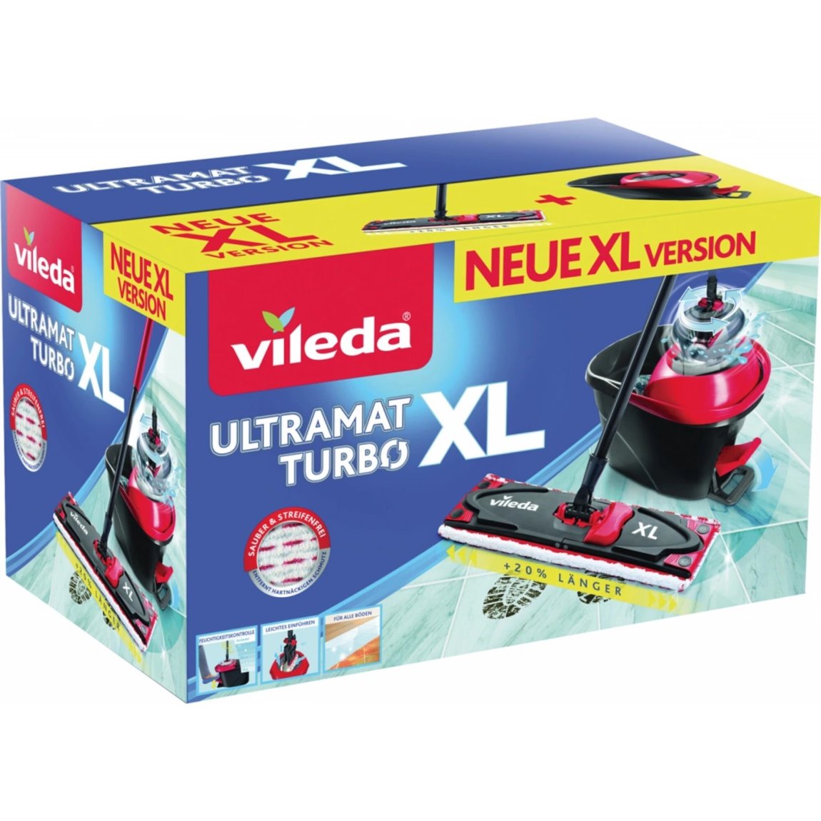 BE souprava úklidová Vileda Ultramax XL Turbo mop+vědro 163427 - Drogerie