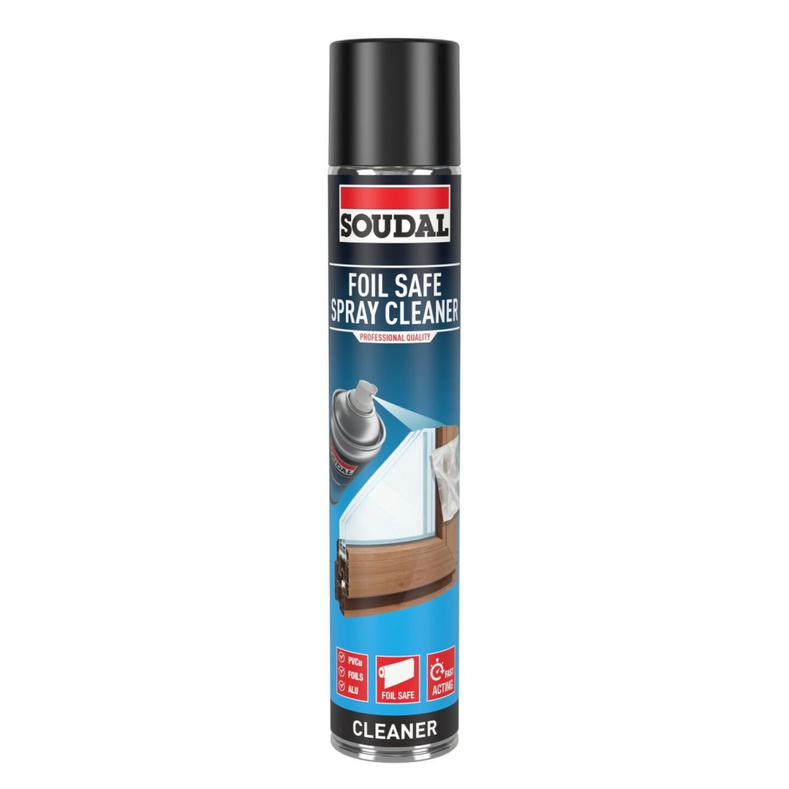 SOUDAL Foil Safe Spray Cleaner - čistič rámů oken a dveří 750ml SOUDAL Foil Safe Spray Cleaner - čistič rámů oken a dveří 750ml