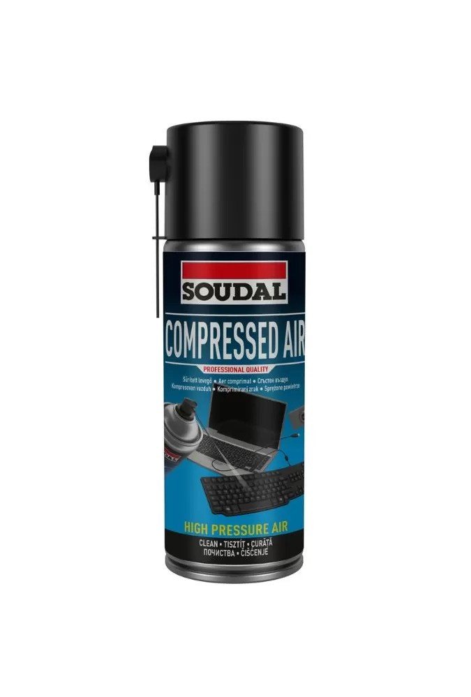 SOUDAL Compressed Air - stlačený vzduch 400ml - Suché směsi a stavební chemie stavební chemie soudal