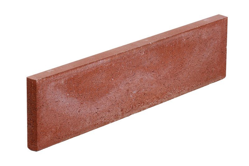 CSB obrubník R20 50x200x1000mm červený (60) - Betonové prvky obrubníky a&nbsp;palisády