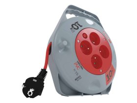 E buben kabel prodlužovací 4Z 10m 1,0mm PVC červený P19410N