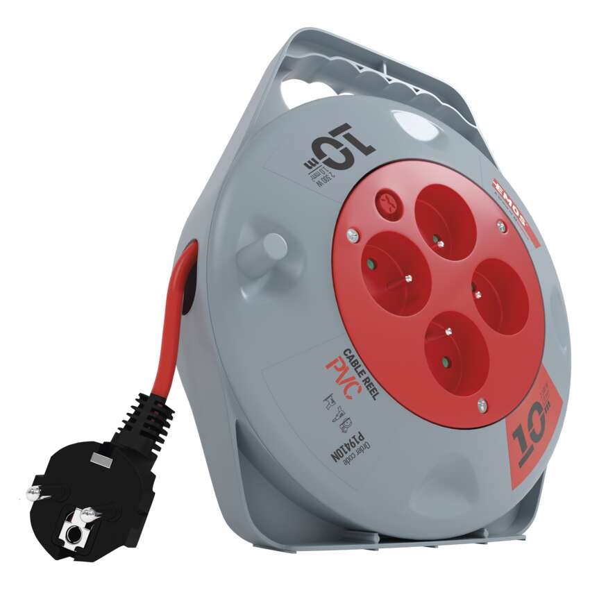 E buben kabel prodlužovací 4Z 10m 1,0mm PVC červený P19410N - Elektro, sanita, topení a&nbsp;voda elektro