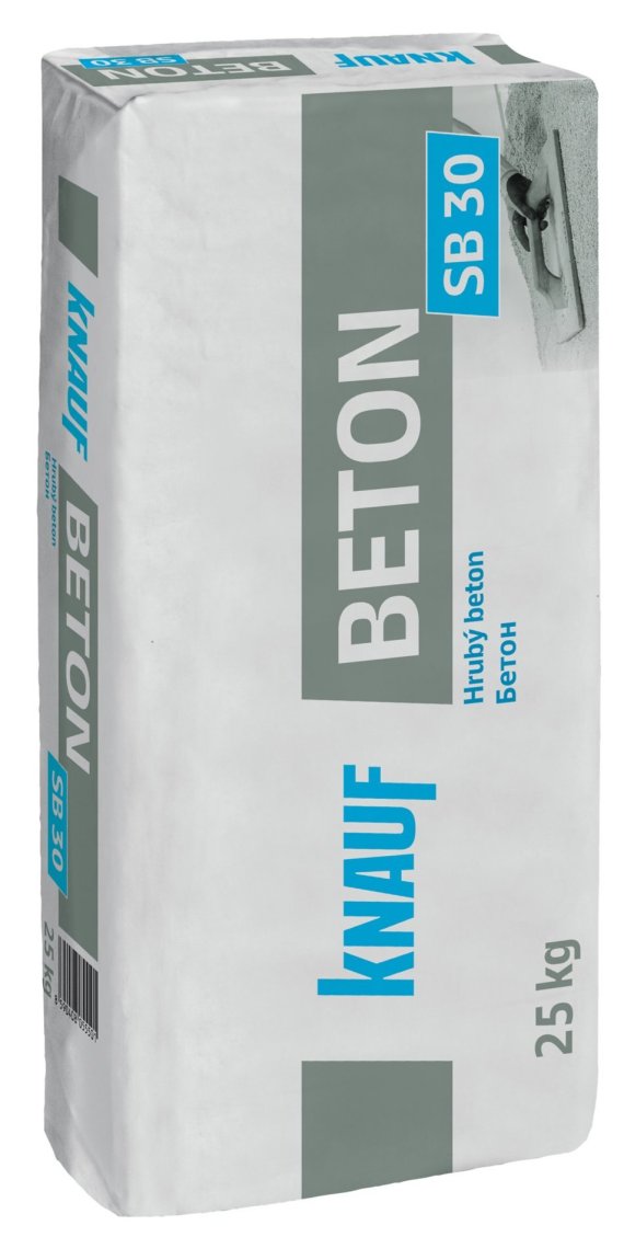 AKCE KNAUF BETON SB 30 výplňový beton 25kg (48) - Suché směsi a stavební chemie betony
