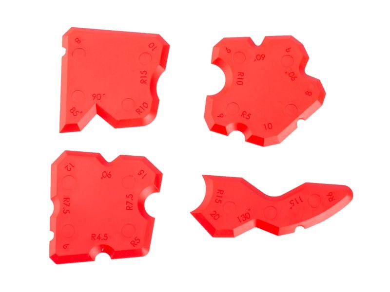 LE sada stěrek na silikony a tmely 4ks - Nářadí ruční nářadí