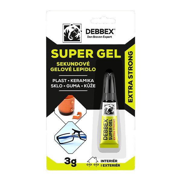 DB sekundové gelové lepidlo Super Gel 3g Debbex DB sekundové gelové lepidlo Super Gel 3g Debbex