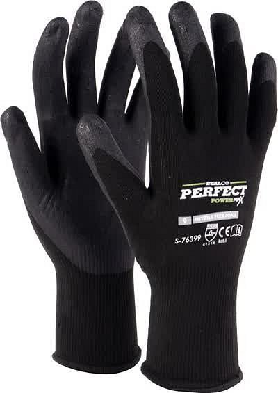 STALCO rukavice nitrilové Nitrile flex foam vel. 8 (12ks/bal) powermax - Ochranné pomůcky