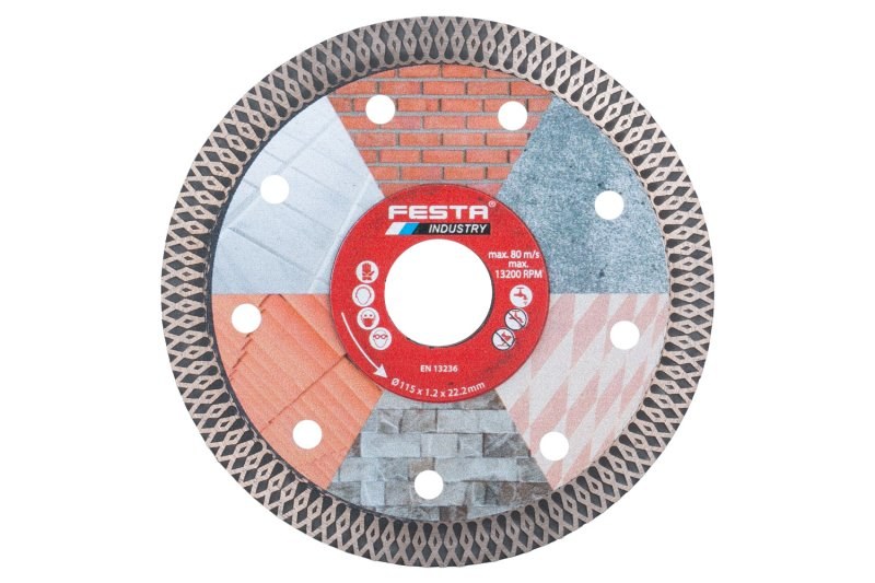 LE kotouč diamantový INDUSTRY řezný 115x1,2x22,2mm FESTA - Nářadí ruční nářadí