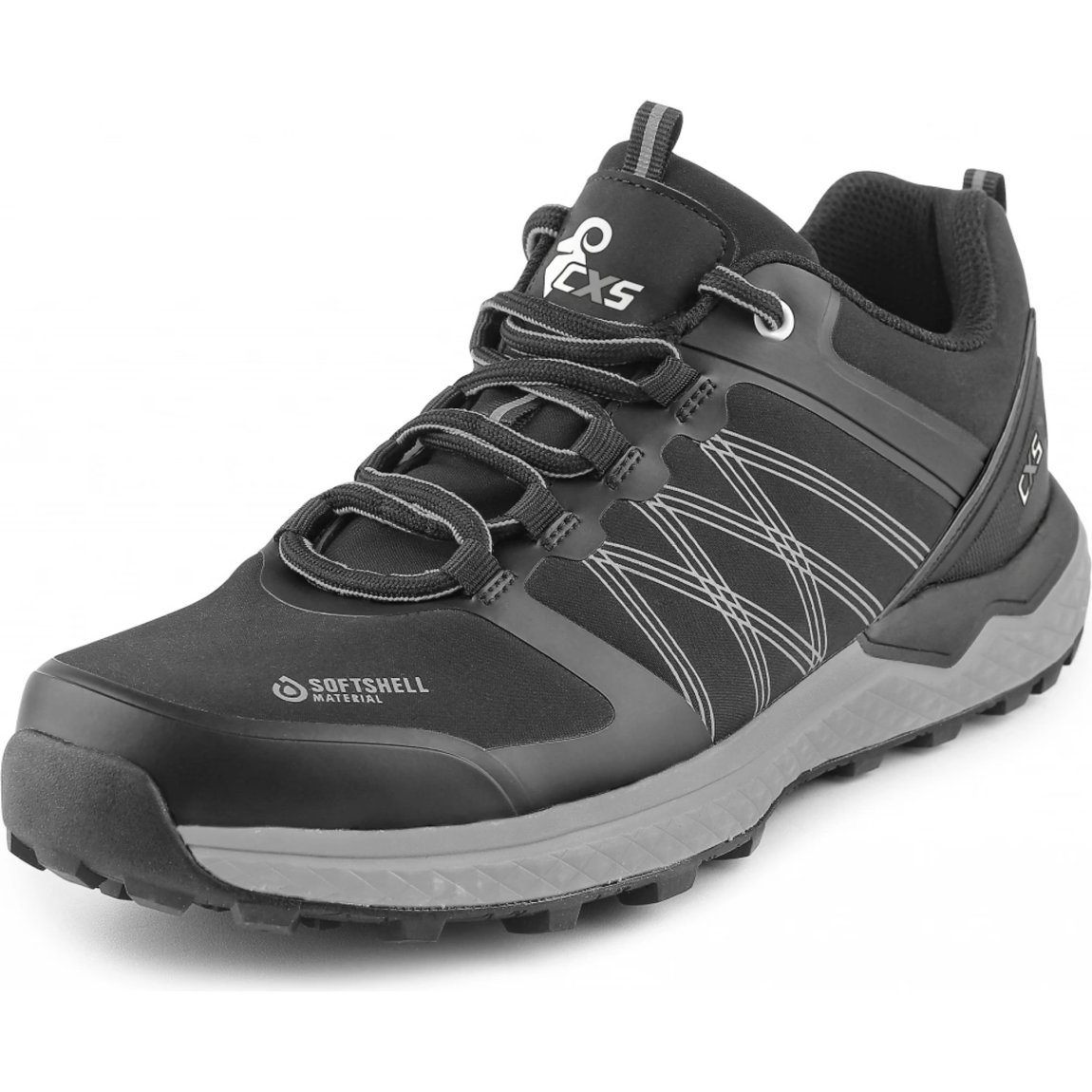 CANIS obuv polobotka softshellová CXS SPORT černo-šedá vel.42 - Pracovní oděvy a&nbsp;obuv