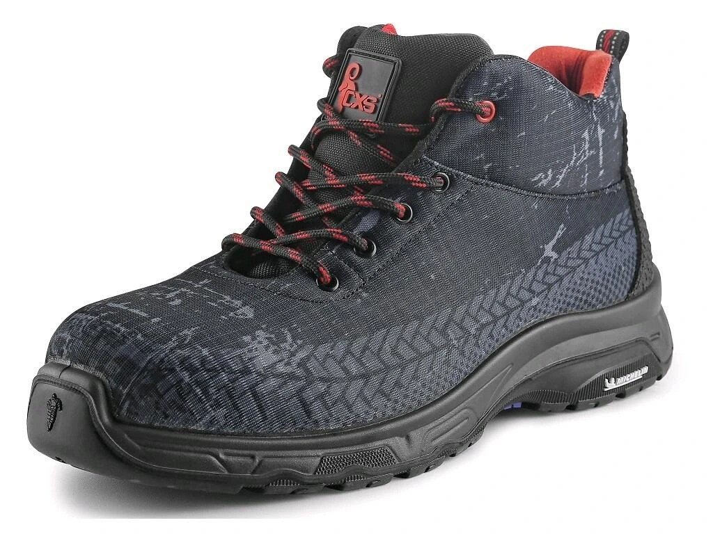 CANIS obuv polobotka CXS MICHELIN OGLIO O2 šedočerná vel.45 - Pracovní oděvy a&nbsp;obuv
