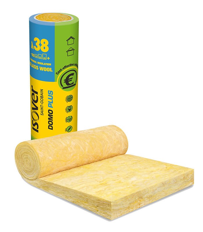 ISOVER Domo Plus 14cmx1,2x6,4m izolace (7,68m2) - Tepelné izolace minerální vata podkroví a příčky z minerální vaty vata role
