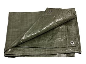 LE plachta zakrývací PE 3x5m 70g/m2 s kov.oky zelená