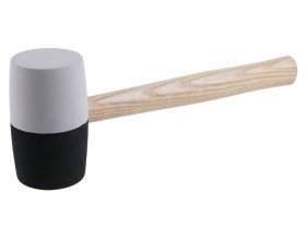 LE palice gumová černobílá 65mm 34cm násada dřevo