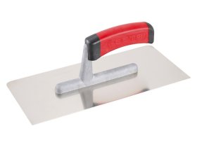 LE hladítko nerez 280x130mm 2oblé rohy gum.rukojeť FESTA