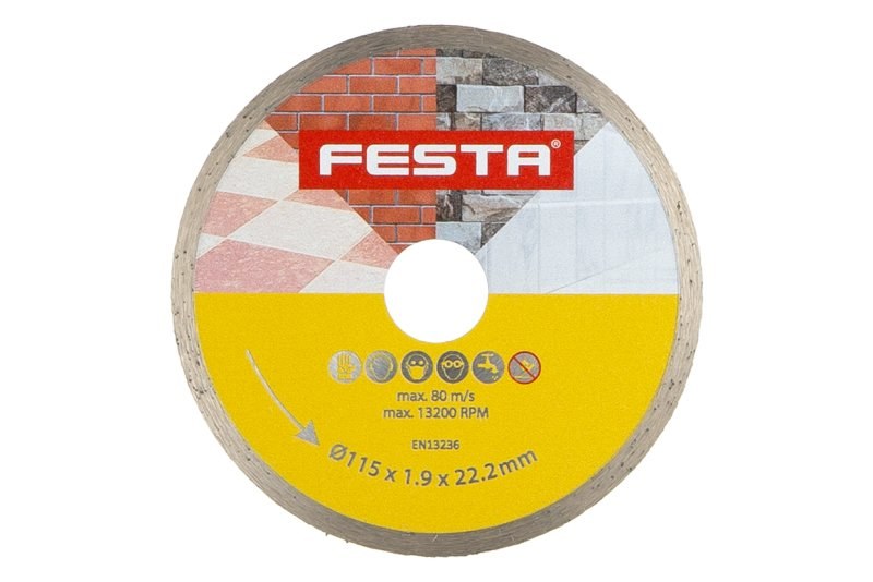 LE kotouč diamantový plný 115x2,0x22,2mm FESTA LE kotouč diamantový plný 115x2,0x22,2mm FESTA - Nářadí ruční nářadí