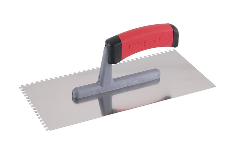 LE hladítko nerez 280x130mm zub e4 gum.rukojeť FESTA - Nářadí ruční nářadí