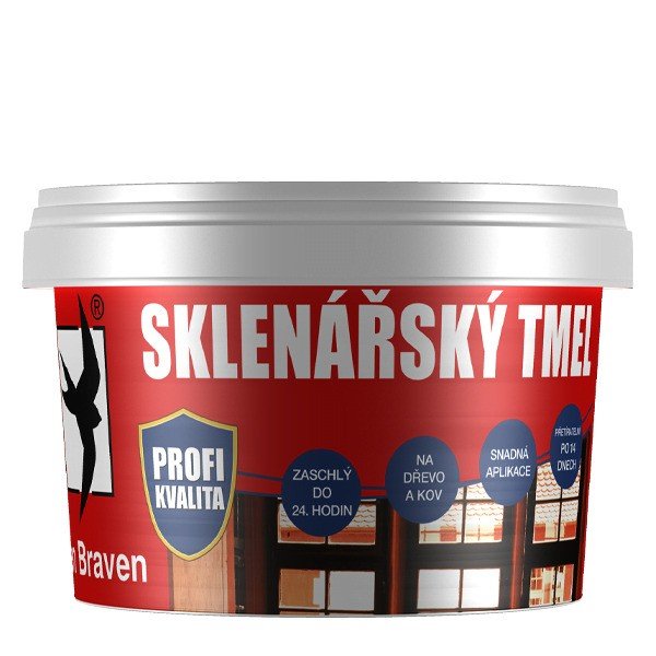 DB tmel sklenářský 0,5kg kelímek DB tmel sklenářský 0,5kg kelímek - Suché směsi a stavební chemie stavební chemie den braven