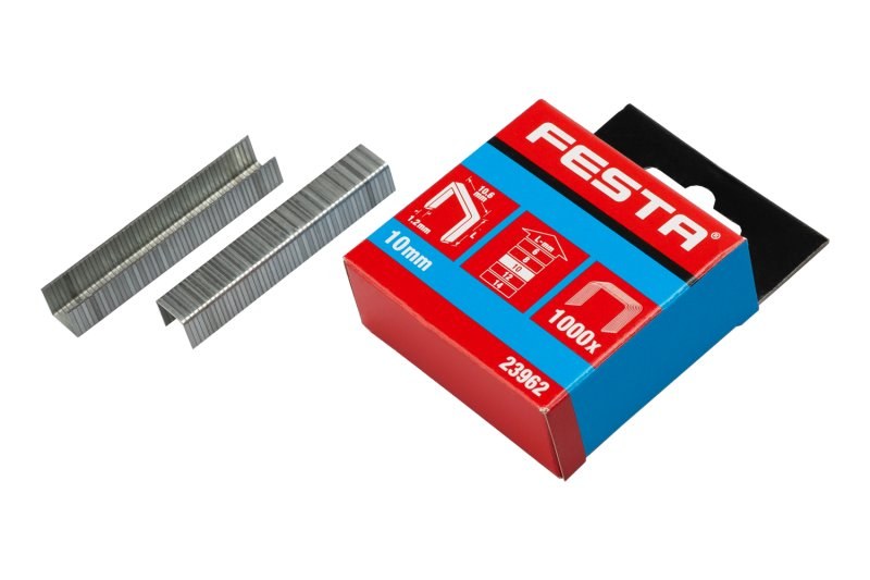 LE spony FESTA 10mm/1000ks k sponkov.kladivu LE spony FESTA 10mm/1000ks k sponkov.kladivu
