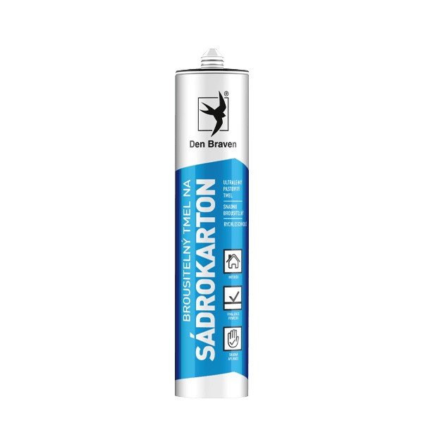 DB tmel brousitelný na sádrokarton 280ml DB tmel brousitelný na sádrokarton 280ml - Suchá výstavba, sádrokarton, dřevo sádrokarton příslušenství na sádrokarton
