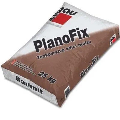 AKCE BAUMIT PlanoFix tenkovrstvá zdící malta 25kg (54) - Suché směsi a stavební chemie malty a cementy