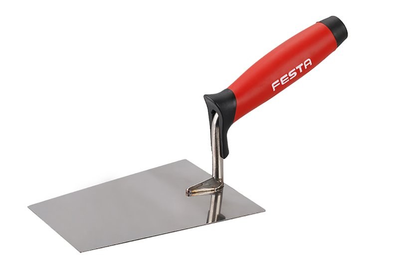 LE lžíce zednická nerez 160x115mm gum.ručka FESTA LE lžíce zednická nerez 160x115mm gum.ručka FESTA