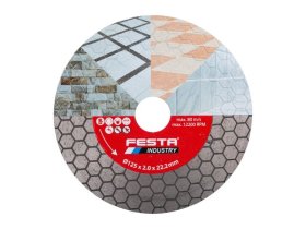 LE kotouč diamantový INDUSTRY řezný 125x2,0x22,2mm FESTA