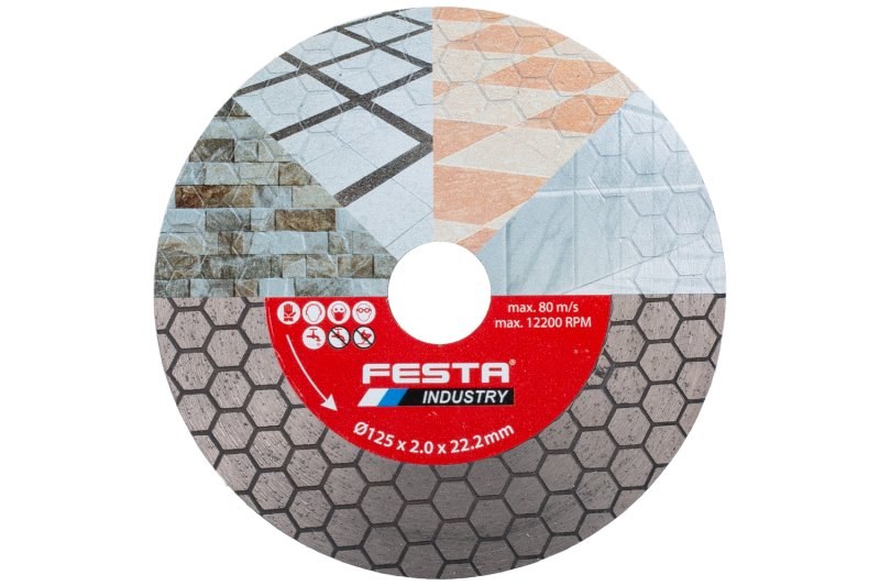 LE kotouč diamantový INDUSTRY řezný 125x2,0x22,2mm FESTA LE kotouč diamantový INDUSTRY řezný 125x2,0x22,2mm FESTA - Nářadí ruční nářadí