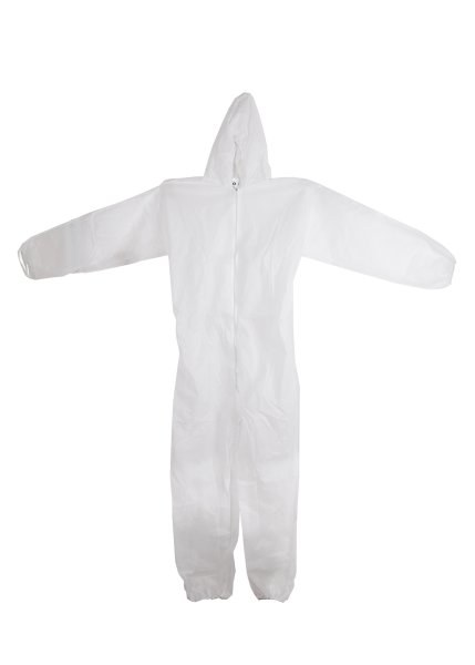 LE overal polypropylen.bílý s kapucí vel.XXL - Ochranné pomůcky