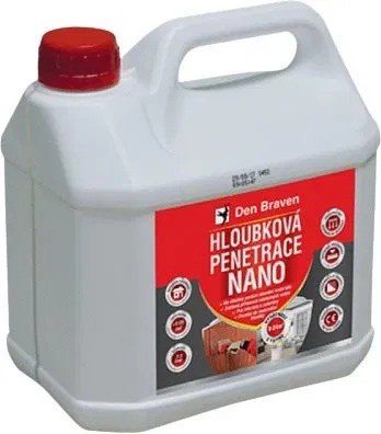 DB penetrace hloubková NANO 3l DB penetrace hloubková NANO 3l - Suché směsi a stavební chemie penetrace, nátěry a můstky