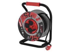 E buben kabel prodlužovací 4Z 25m 1,5mm guma-neopren černý P084254