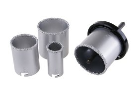 LE korunky vykružovací karbidové na obklady a dlažbu 33-73mm (sada 6ks)
