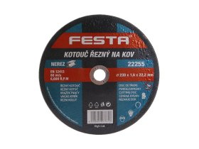 LE kotouč řezný na kov 230x1,6x22,2mm FESTA