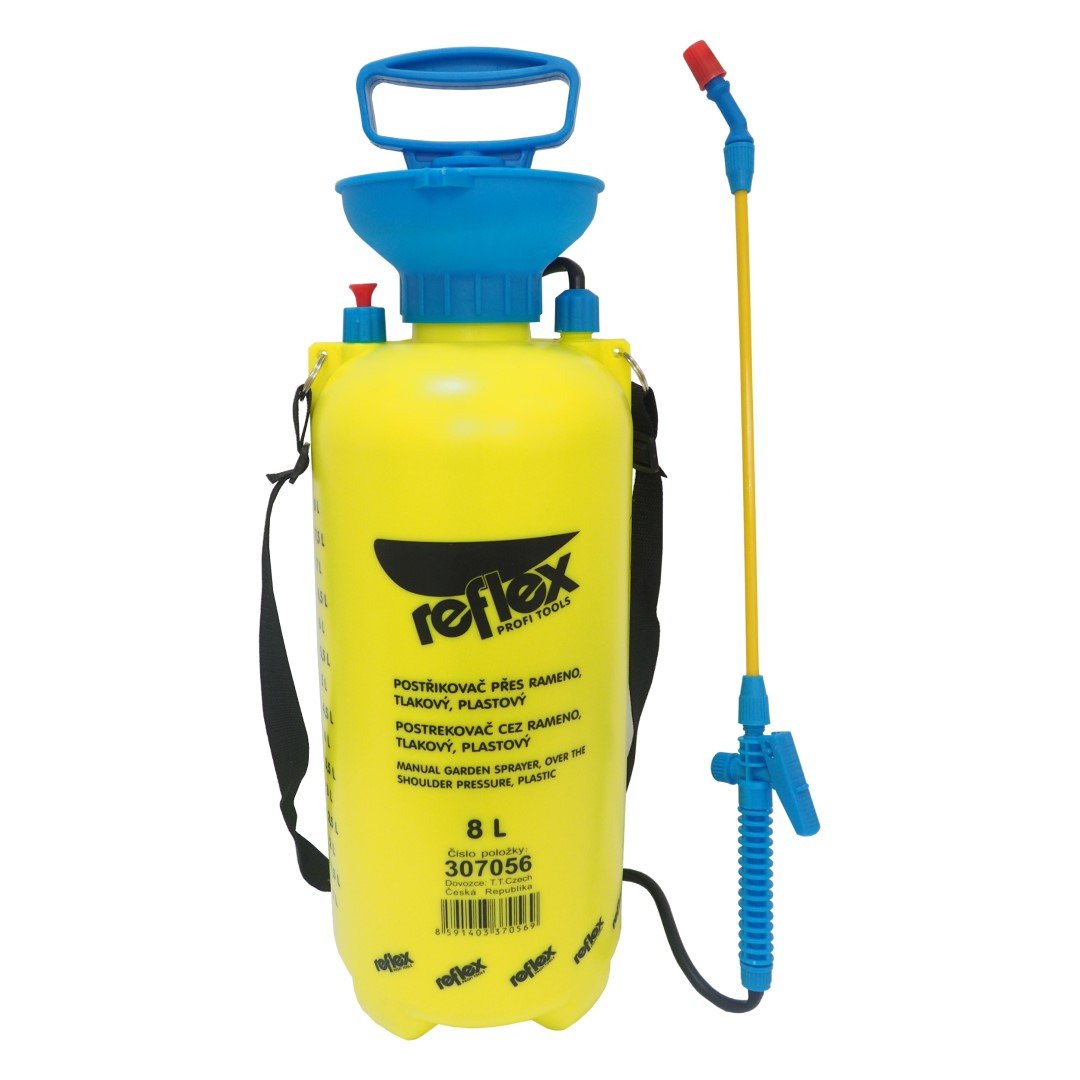 TP postřikovač plastový tlakový přes rameno 8l - Zahrady, pletiva nářadí a&nbsp;zahradní potřeby