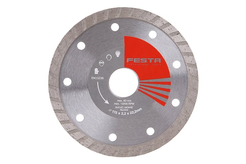 LE kotouč diamantový TURBO 115x2,2x22,2mm FESTA - Nářadí ruční nářadí