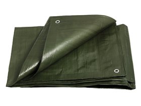 LE plachta zakrývací PE 2x3m 200g/m2 s kov.oky zelená