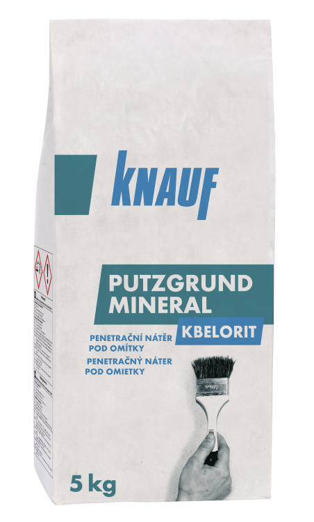 KNAUF Putzgrund mineral 5 kg (100) - Suché směsi a stavební chemie penetrace, nátěry a můstky