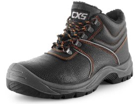 CANIS obuv kotníková CXS STONE APATIT WINTER O2 zimní černá vel.46