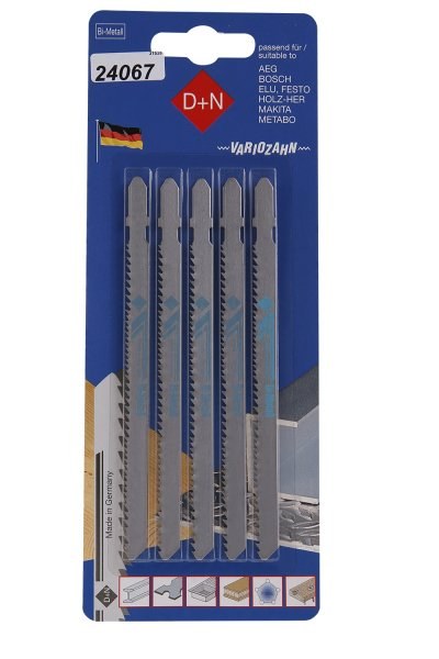 LE plátek do přímočaré pily BiM 120/1,3mm 5ks - Nářadí ruční nářadí