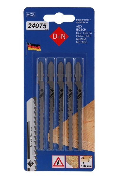 LE plátek do přímočaré pily HCS 75/1,45mm 5ks - Nářadí ruční nářadí