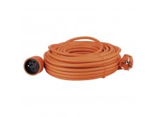EMOS kabel prodlužovací 25m - 1zásuvka 1,5mm, oranžový P01125