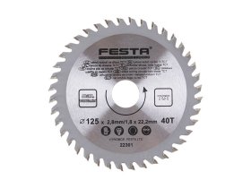 LE kotouč pilový SK 125x2,8x22,2mm 40T FESTA