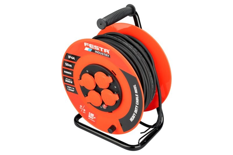 LE buben kabel prodlužovací 4Z 50m 3x1,5mm PVC 230V max.3680W IP44 FESTA Industry - Elektro, sanita, topení a voda elektro
