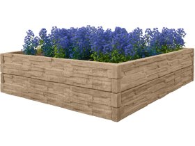 BEVES deska betonová štípaný kámen - záhon 200x25x6cm pískovec Beves_3D_vizualizace_Betonovy-Zahon_Stipany_Kamen_2x2m_0-5m_Piskovec_03