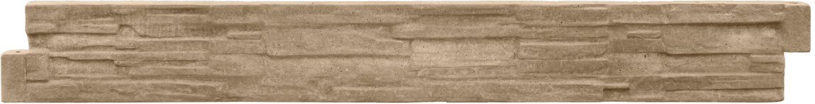 BEVES deska betonová štípaný kámen - záhon 200x25x6cm pískovec - Betonové prvky záhony