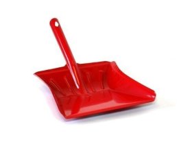BE lopatka na smetí kov-lak 2053 červená